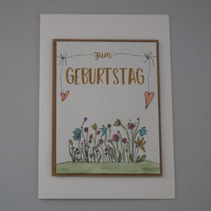 Zum Geburtstag "Blumenwiese"