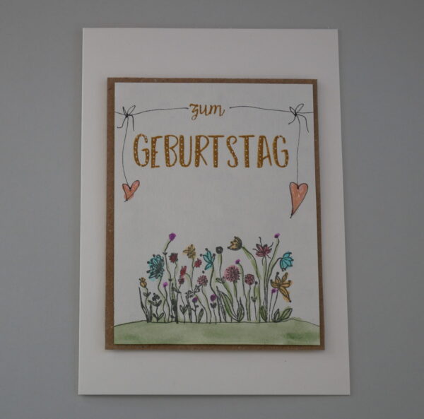 Zum Geburtstag "Blumenwiese"