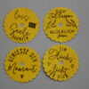 Teelichtbotschaft "zum Geburi" - Schachteli blau - Image 3